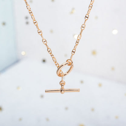 [⭐moonlume]ECHAPPEE NECKLACE PINK GOLD
