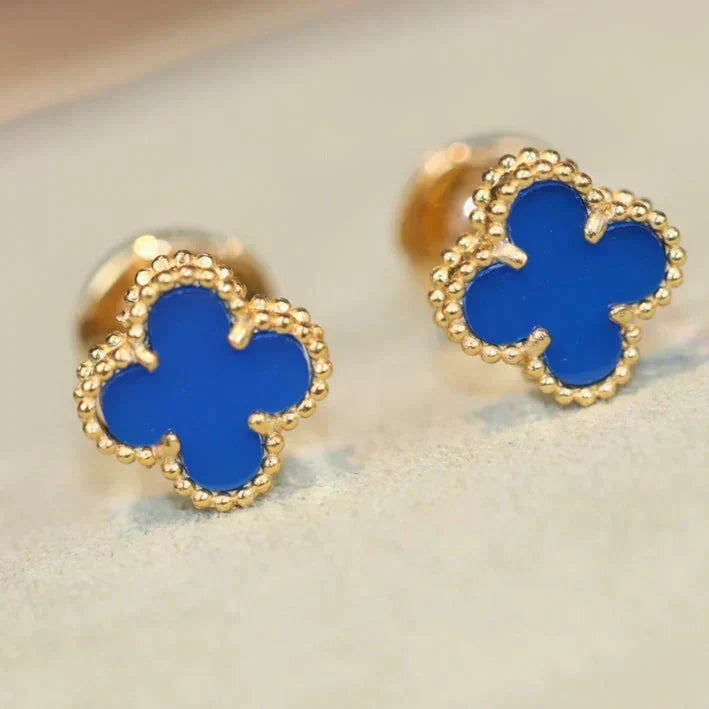 [⭐moonlume]CLOVER MINI 9.5MM TURQUOISE EARRINGS