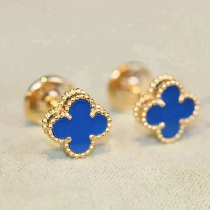 [⭐moonlume]CLOVER MINI 9.5MM TURQUOISE EARRINGS