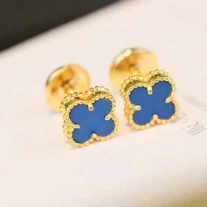 [⭐moonlume]CLOVER MINI 9.5MM TURQUOISE EARRINGS