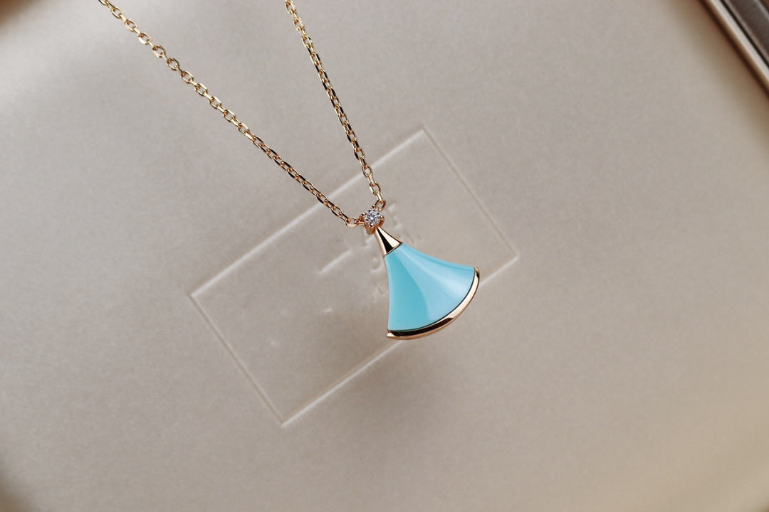 [⭐moonlume]DREAM NECKLACE TURQUOISE PINK GOLD