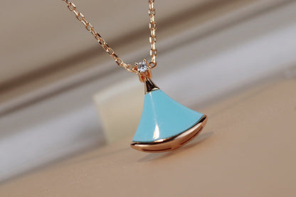 [⭐moonlume]DREAM NECKLACE TURQUOISE PINK GOLD