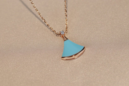 [⭐moonlume]DREAM NECKLACE TURQUOISE PINK GOLD