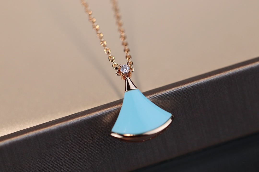 [⭐moonlume]DREAM NECKLACE TURQUOISE PINK GOLD