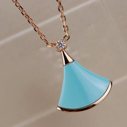 [⭐moonlume]DREAM NECKLACE TURQUOISE PINK GOLD