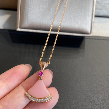 [⭐moonlume]DREAM NECKLACE PINK OPAL