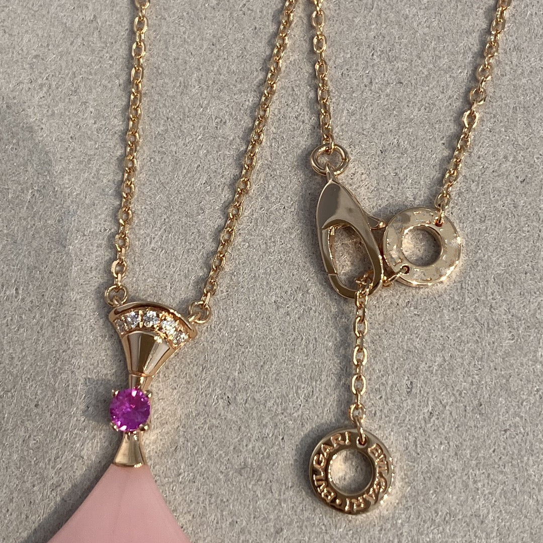 [⭐moonlume]DREAM NECKLACE PINK OPAL