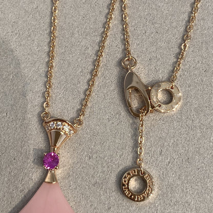 [⭐moonlume]DREAM NECKLACE PINK OPAL