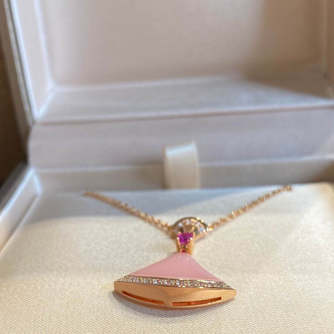 [⭐moonlume]DREAM NECKLACE PINK OPAL