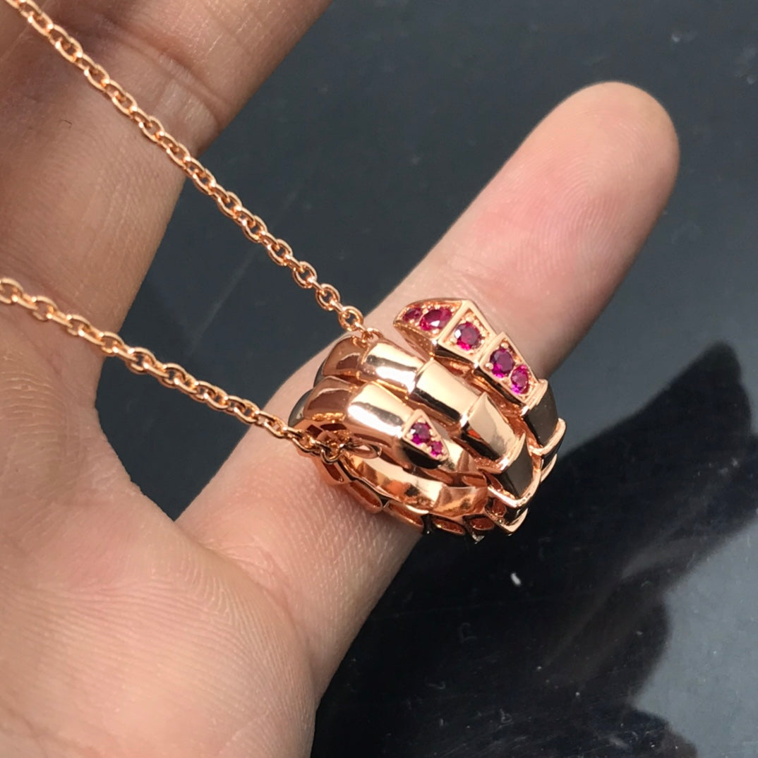 [⭐moonlume]SERPENTI PEDANT NECKLACE