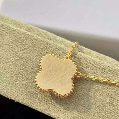 [⭐moonlume]CLOVER 15MM DIAMOND TURQUOISE NECKLACE