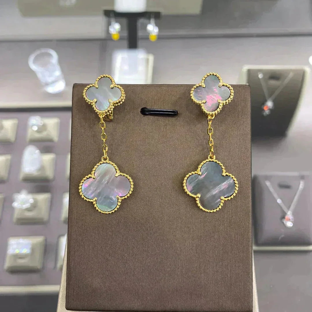 [⭐moonlume]CLOVER 2 MOTIFS  EARRINGS (MULTIPLE CHOICESC