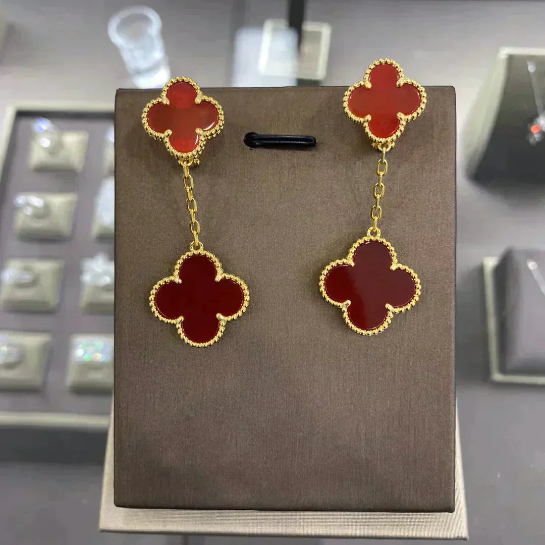 [⭐moonlume]CLOVER 2 MOTIFS  EARRINGS (MULTIPLE CHOICESC