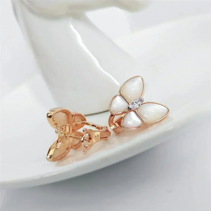[⭐moonlume]BUTTERFLY MOP DIAMOND EARRINGS