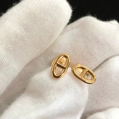 [⭐moonlume]CHAINE SMALL EARRINGS GOLD AND SILVER