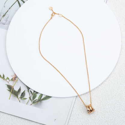 [⭐moonlume]SERPENTI PINK GOLD NECKLACE DIAMOND