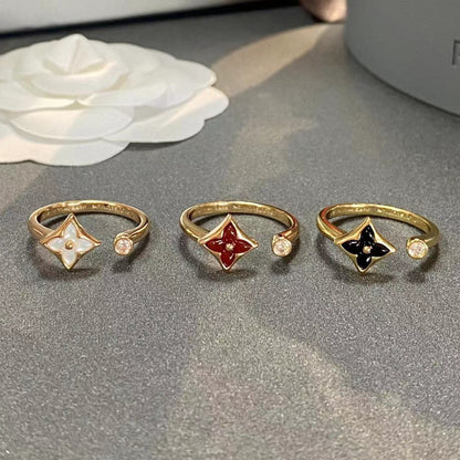 [⭐moonlume]STAR 1 DIAMOND OPEN RING