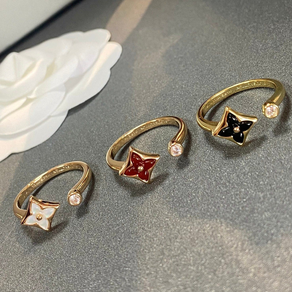 [⭐moonlume]STAR 1 DIAMOND OPEN RING