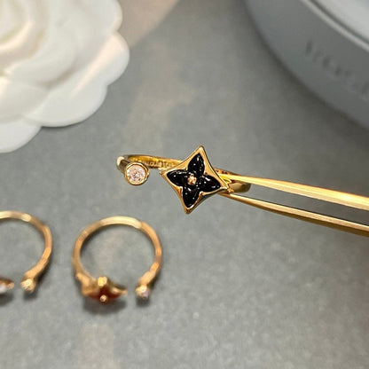 [⭐moonlume]STAR 1 DIAMOND OPEN RING