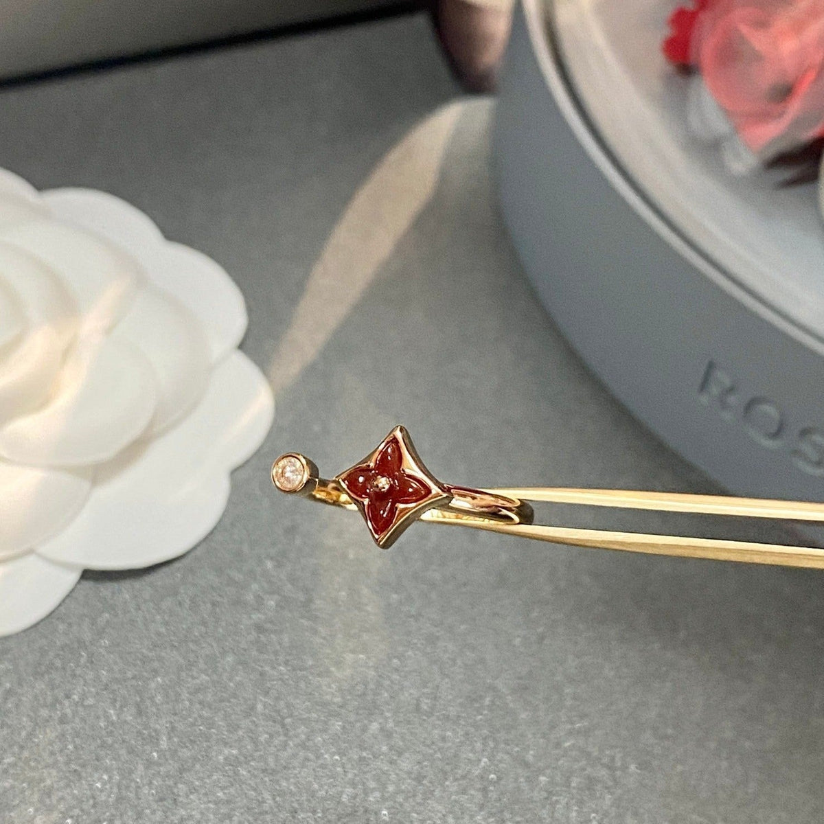 [⭐moonlume]STAR 1 DIAMOND OPEN RING