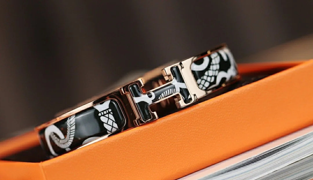 [⭐moonlume]H TARTAN BRACELET 12MM