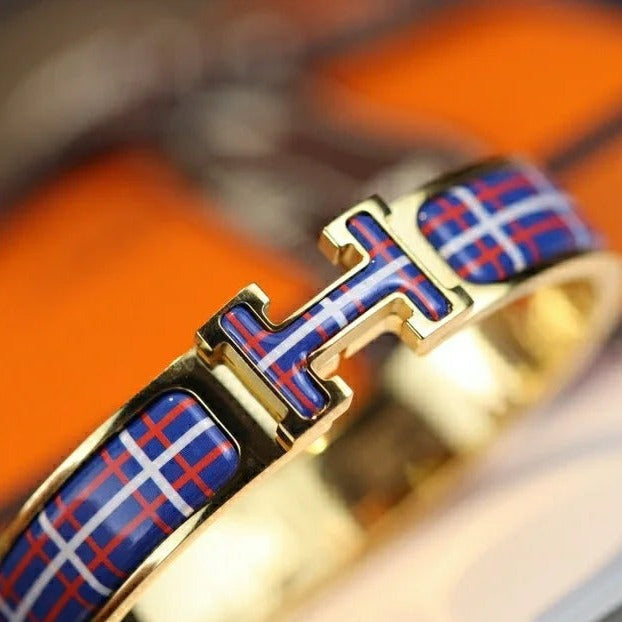 [⭐moonlume]H TARTAN BRACELET 12MM