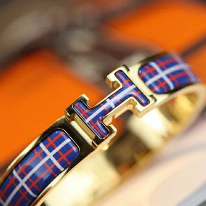 [⭐moonlume]H TARTAN BRACELET 12MM