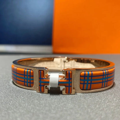 [⭐moonlume]H TARTAN BRACELET 12MM