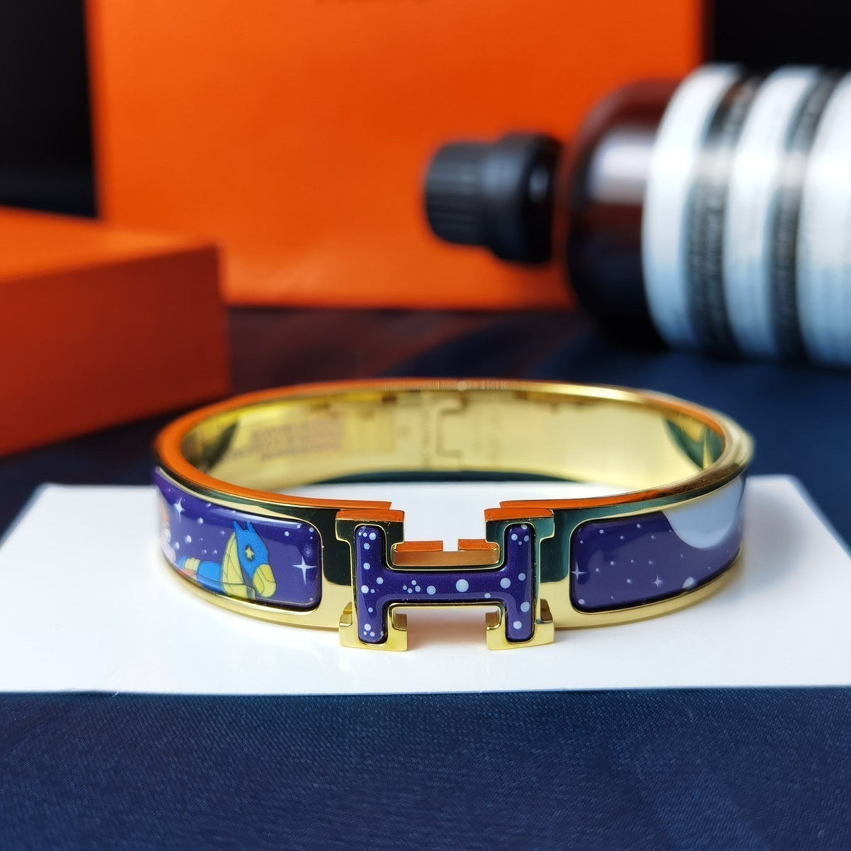 [⭐moonlume]H STAR AND MOON BRACELET 12MM