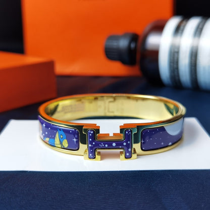 [⭐moonlume]H STAR AND MOON BRACELET 12MM