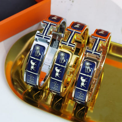 [⭐moonlume]H COUVERTURES DARK BLUE BRACELET