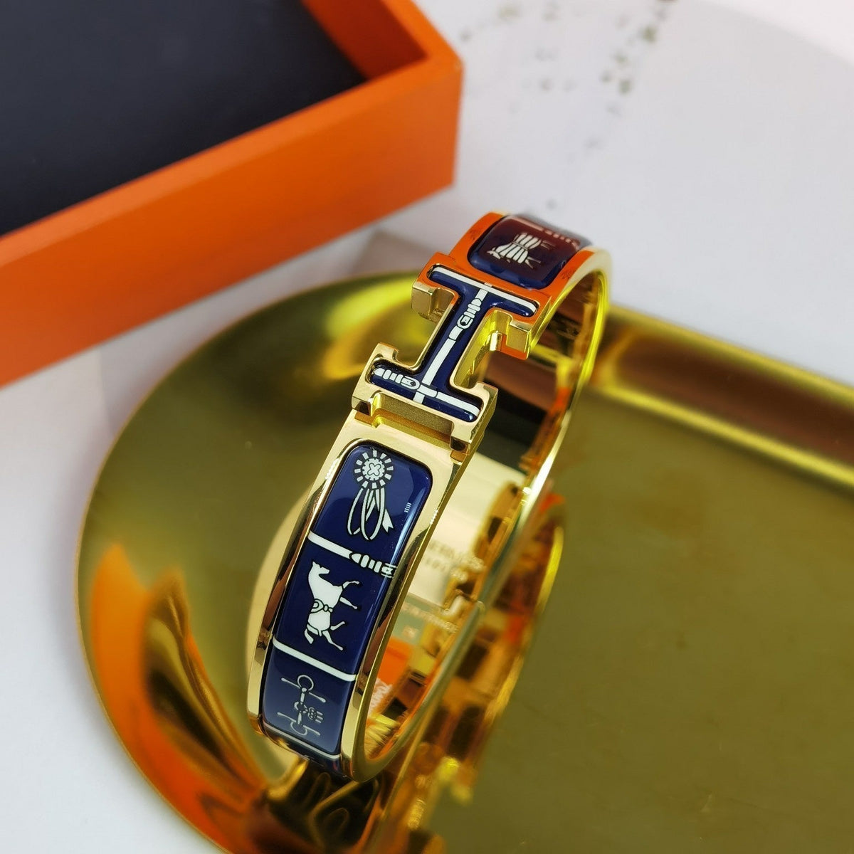 [⭐moonlume]H COUVERTURES DARK BLUE BRACELET