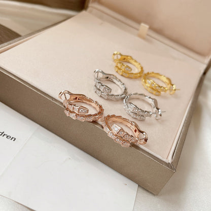 [⭐moonlume]SERPENTI EARRINGS DIAMOND