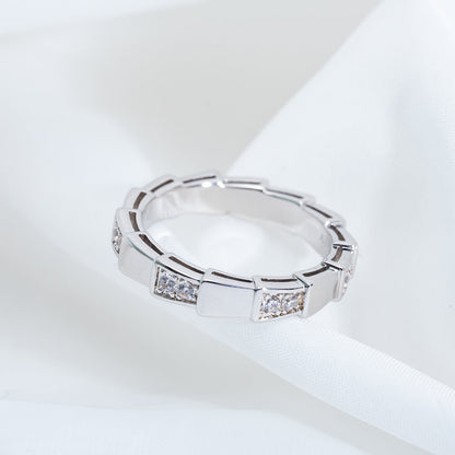 [⭐moonlume]SERPENTI RING SILVER  3MM