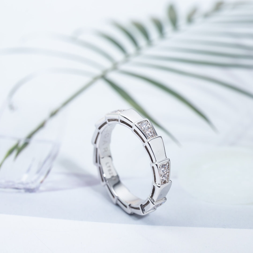[⭐moonlume]SERPENTI RING SILVER  3MM