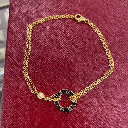 [⭐moonlume]LOVE BRACELET 2 DIAMOND