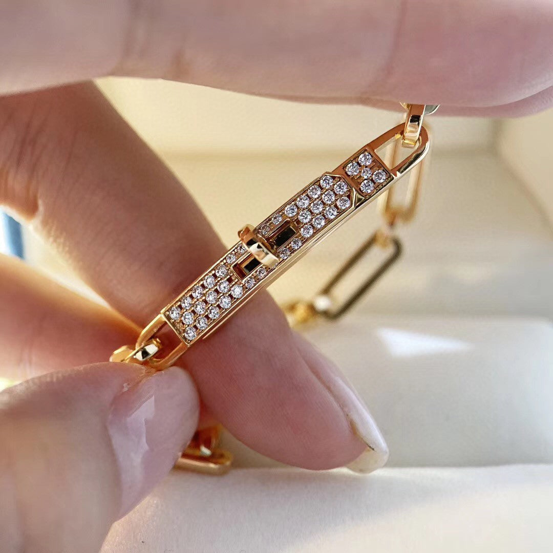 [⭐moonlume]CHAINE BRACELET SMALL MODEL DIAMOND