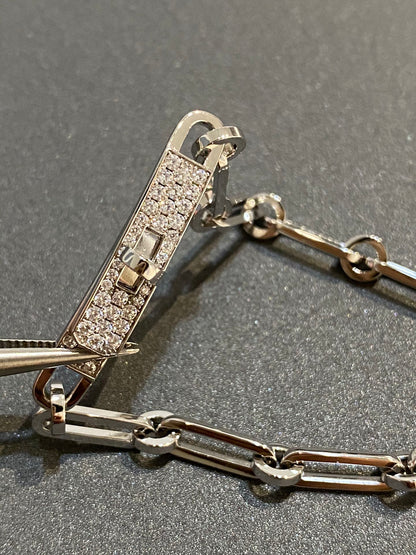 [⭐moonlume]CHAINE BRACELET SMALL MODEL DIAMOND