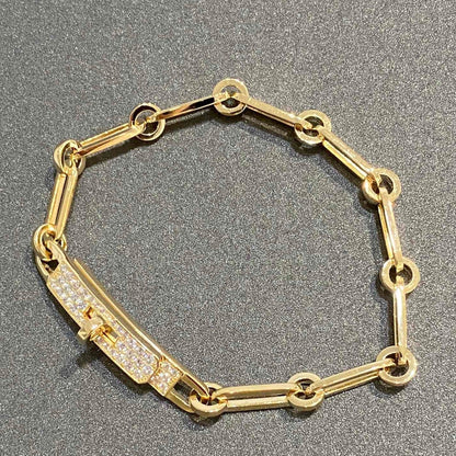[⭐moonlume]CHAINE BRACELET SMALL MODEL DIAMOND