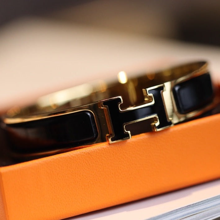 [⭐moonlume]H BRACELET 12MM GOLD