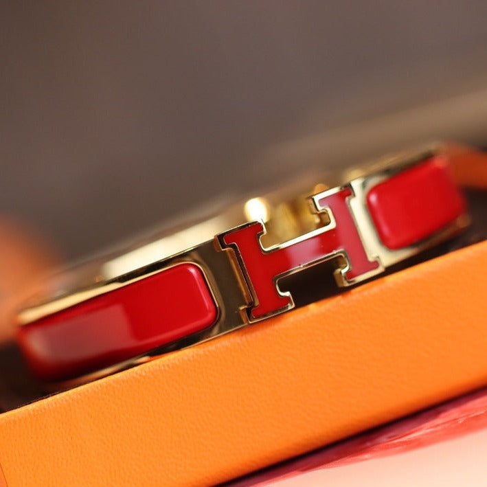[⭐moonlume]H BRACELET 12MM GOLD