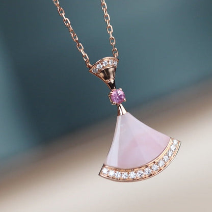 [⭐moonlume]DREAM NECKLACE PINK MOP DIAMOND