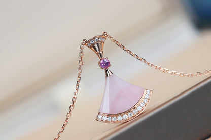 [⭐moonlume]DREAM NECKLACE PINK MOP DIAMOND