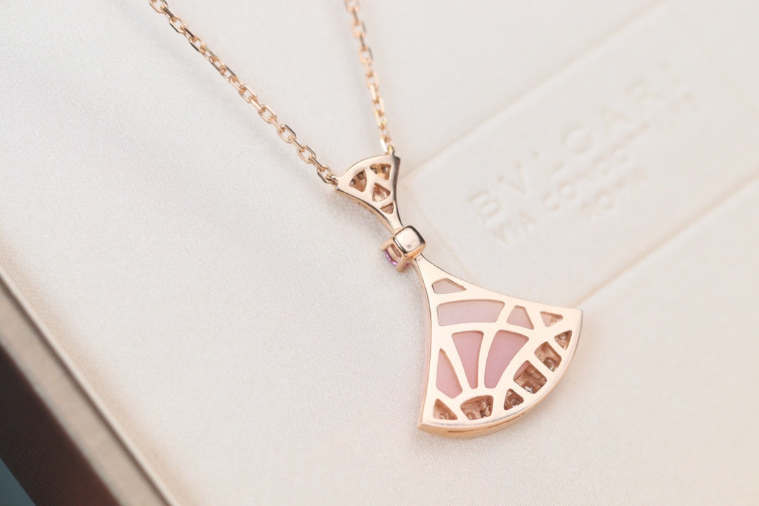 [⭐moonlume]DREAM NECKLACE PINK MOP DIAMOND