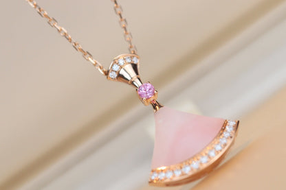 [⭐moonlume]DREAM NECKLACE PINK MOP DIAMOND