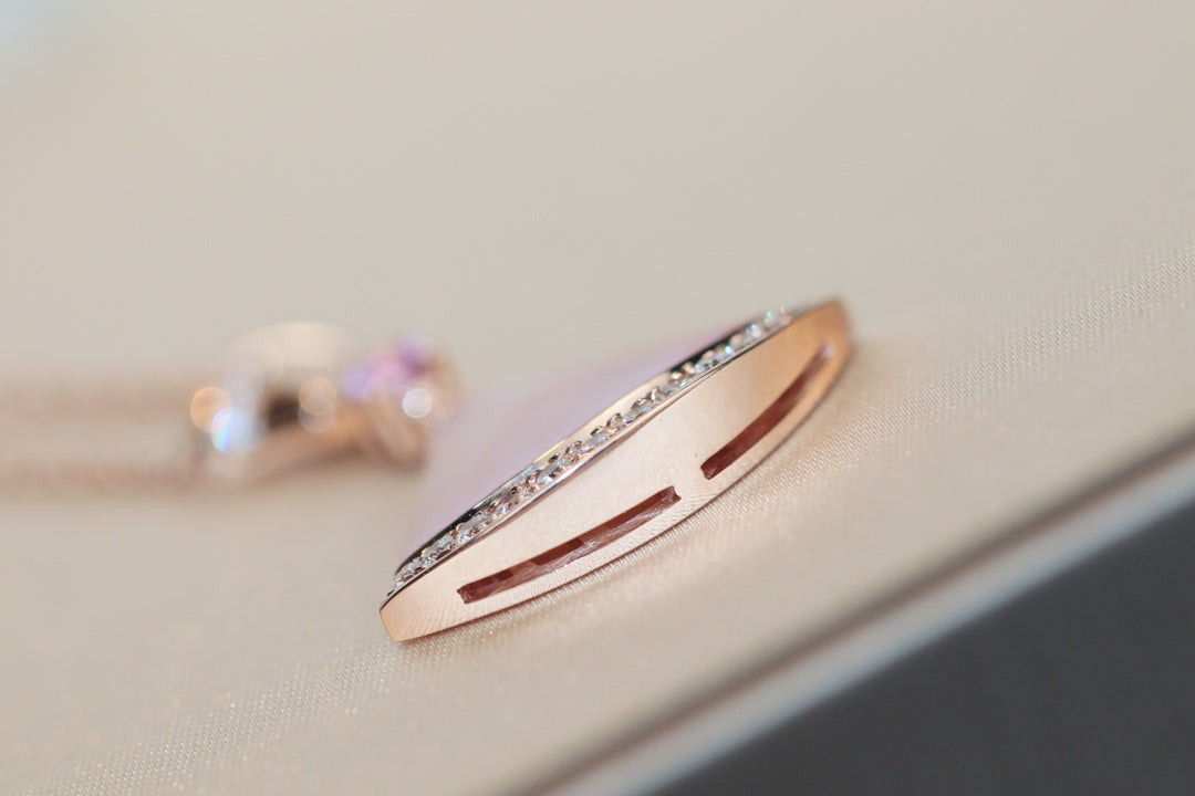 [⭐moonlume]DREAM NECKLACE PINK MOP DIAMOND