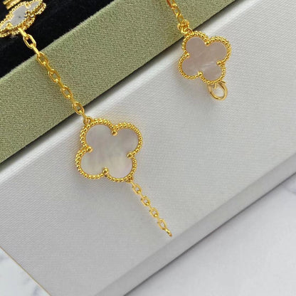 [⭐moonlume]MAGIC CLOVER MOP GOLD BRACELET 5 MOTIFS