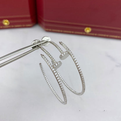 [⭐moonlume]JUSTE EARRINGS FULL DIAMONDS 1.8MM