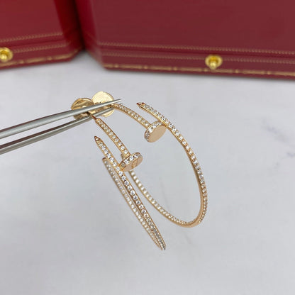 [⭐moonlume]JUSTE EARRINGS FULL DIAMONDS 1.8MM
