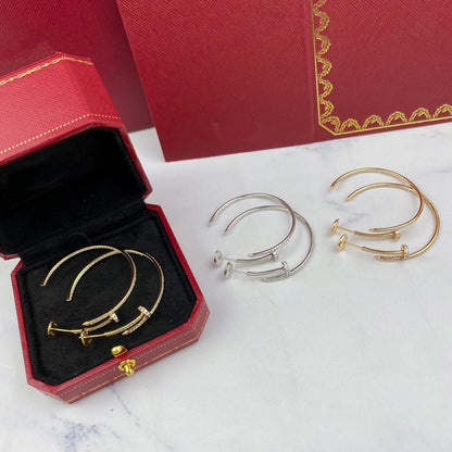 [⭐moonlume]JUSTE EARRINGS FULL DIAMONDS 1.8MM